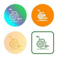 Wheel Chair Vector Icon