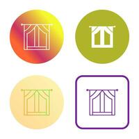 icono de vector de ventana