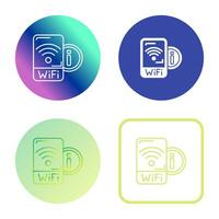 icono de vector de señal wifi