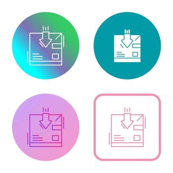 icono de vector de retorno