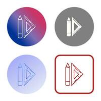 Set Square Vector Icon