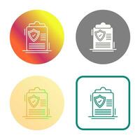 Protection Policy Vector Icon