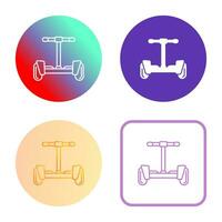 icono de vector de hoverboard