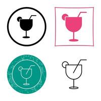 Unique Drinks Vector Icon