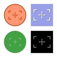 Unique Focus Vector Icon