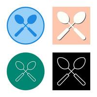 Spoons Vector Icon