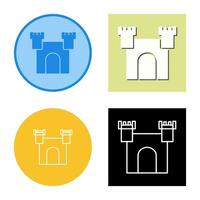 Unique Castle Vector Icon