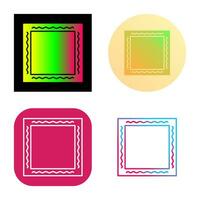 Unique Frame Vector Icon