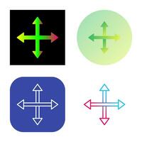 Unique Move Vector Icon