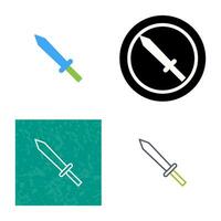 Unique Sword Vector Icon