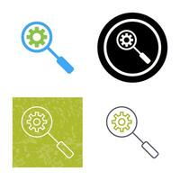 Unique Search Engine Optimizati Vector Icon