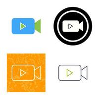 Unique Video Vector Icon