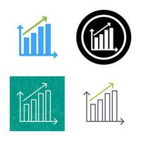 Rising Statistics Vector Icon