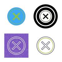 Do Not Cross Vector Icon