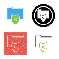 Vulnerable Folder Vector Icon