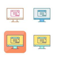 Unique Internet Ads Vector Icon