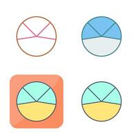 Pie Chart Analysis Vector Icon