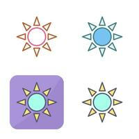 UV Radiation Vector Icon