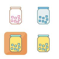 Sugar Bottle Vector Icon