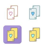 Playing Cards Vector Icon