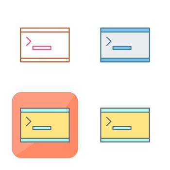 Unique Console Vector Icon