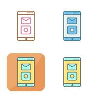 Unique Mobile Applications Vector Icon