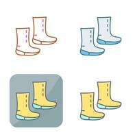 Unique Boots Vector Icon