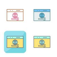 Unique Web Support Vector Icon