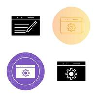 Unique Web Support Vector Icon