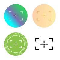 Unique Focus Vector Icon