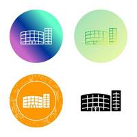 Unique Shopping Mall Vector Icon