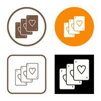 Unique Deck of Cards Vector Icon