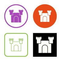 Unique Castle Vector Icon