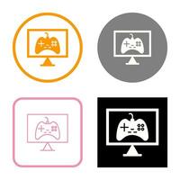 Unique Online Games Vector Icon