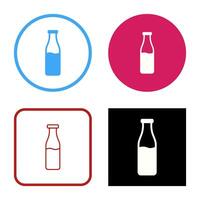 Milk Bottle Vector Icon