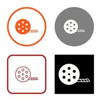 Unique Film Reel Vector Icon