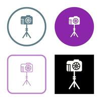 Unique Camera Stand Vector Icon