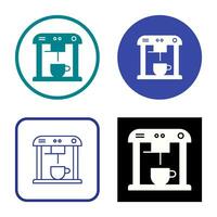 Unique Coffee Machine Vector Icon