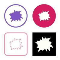 Unique Explosion Vector Icon