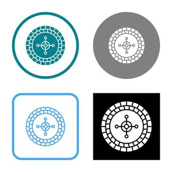 icono de vector de ruleta