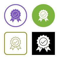 Unique Quality Control Vector Icon