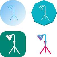 Unique Light Stand Vector Icon
