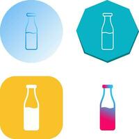 Milk Bottle Vector Icon