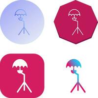 Unique Umbrella Stand Vector Icon