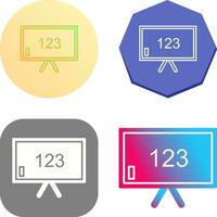 Unique Classroom Board Vector Icon