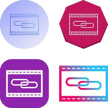 Unique Link Optimization Vector Icon