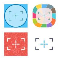Unique Focus Vector Icon