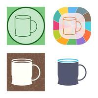 icono de vector de taza de café