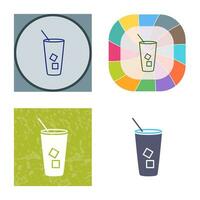 Iced Coffee Vector Icon