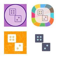 Unique Dice Vector Icon